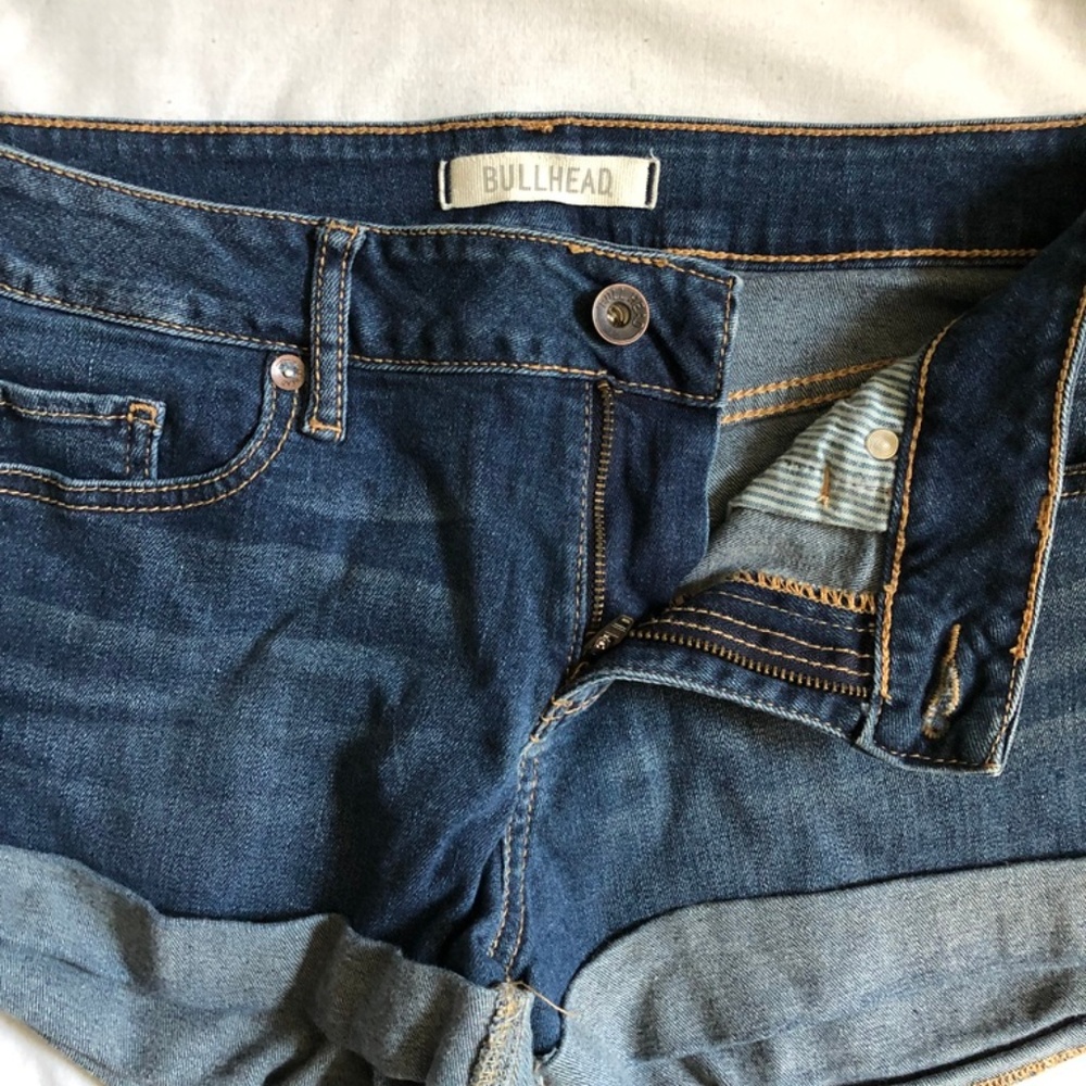 Shortie Jean Cuffed Shorts!